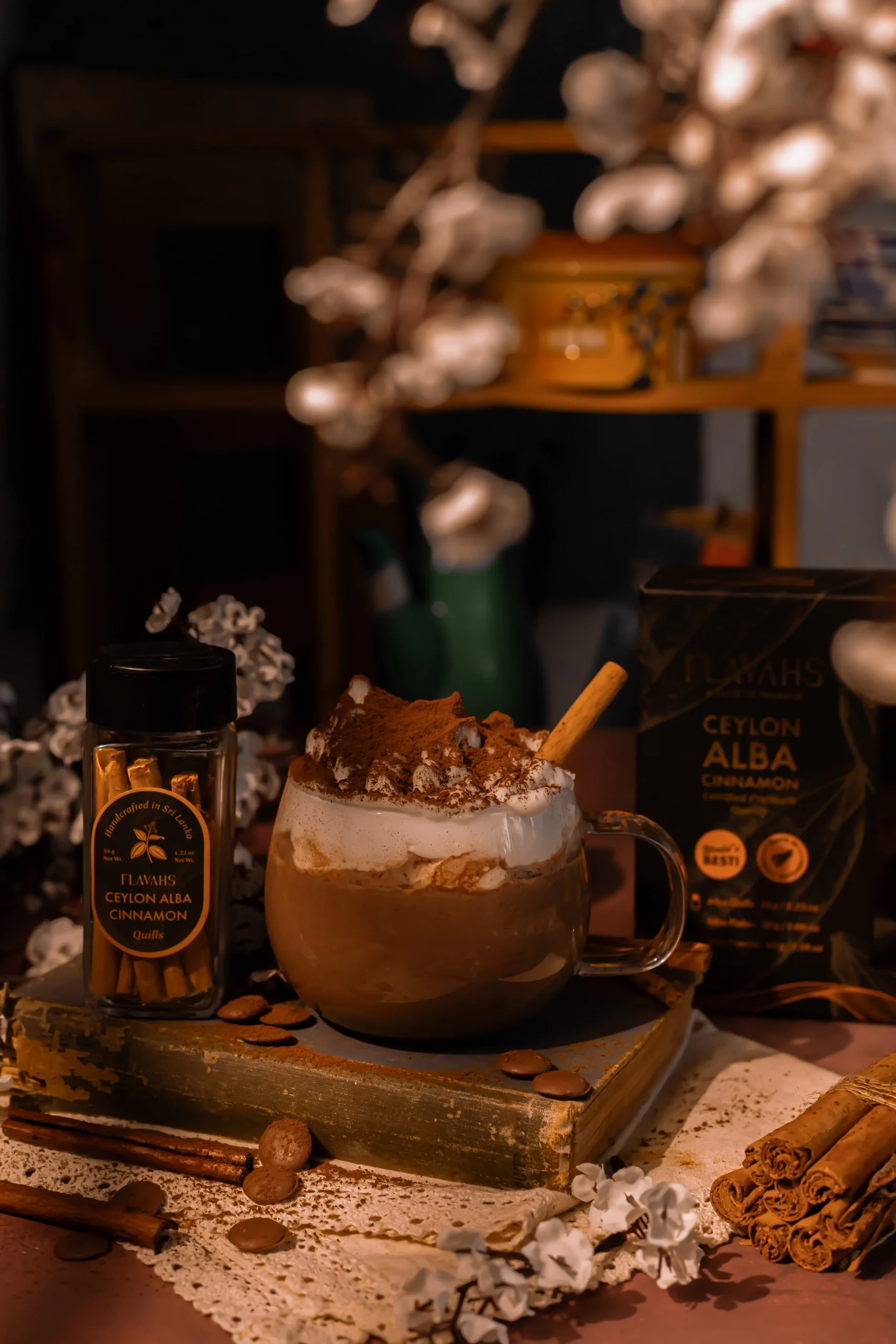 Rich Hot Chocolate with Alba Cinnamon and Nutmeg - Main Recipe