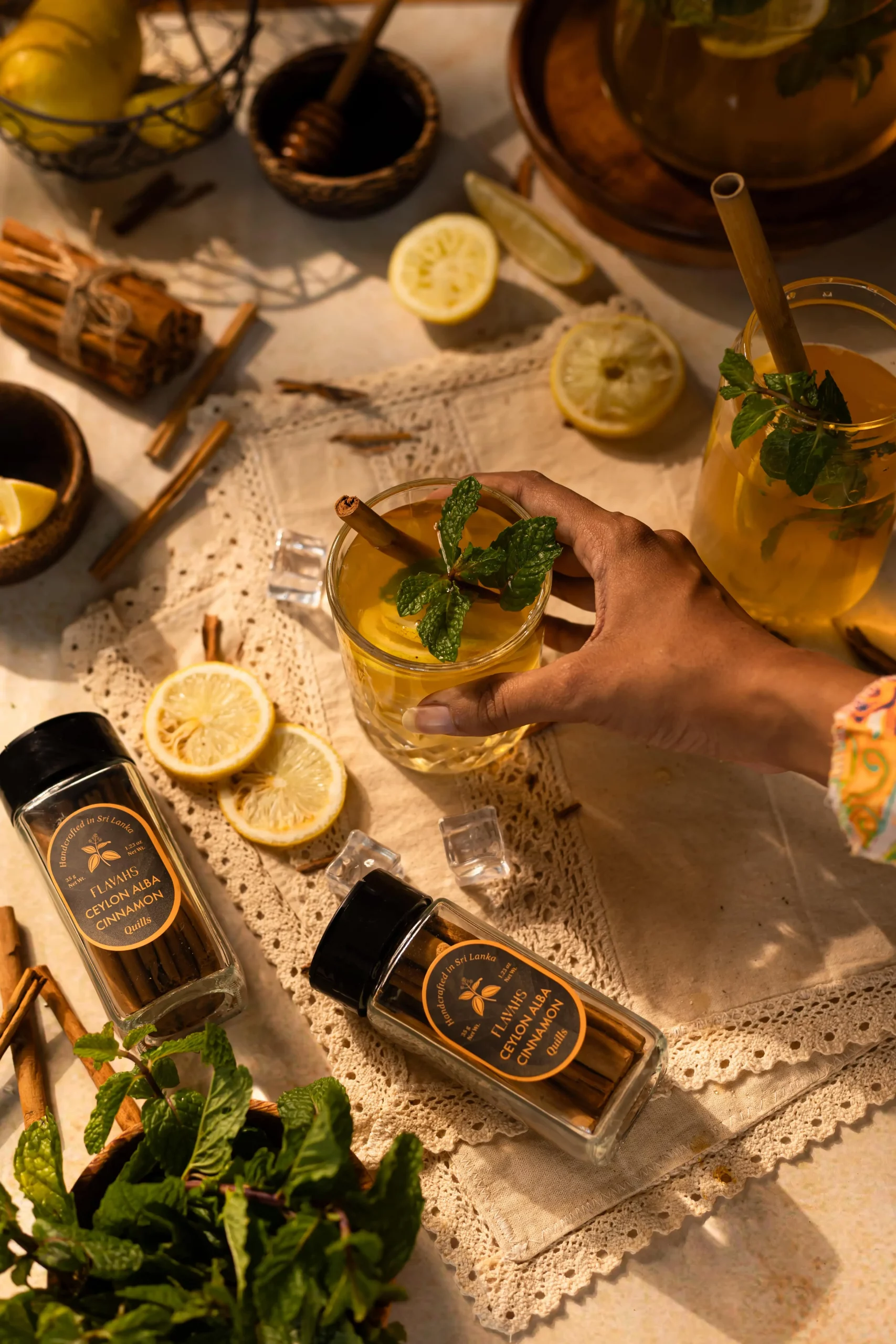 Zesty Honey Lemonade with Cinnamon Infusion - Main Recipe
