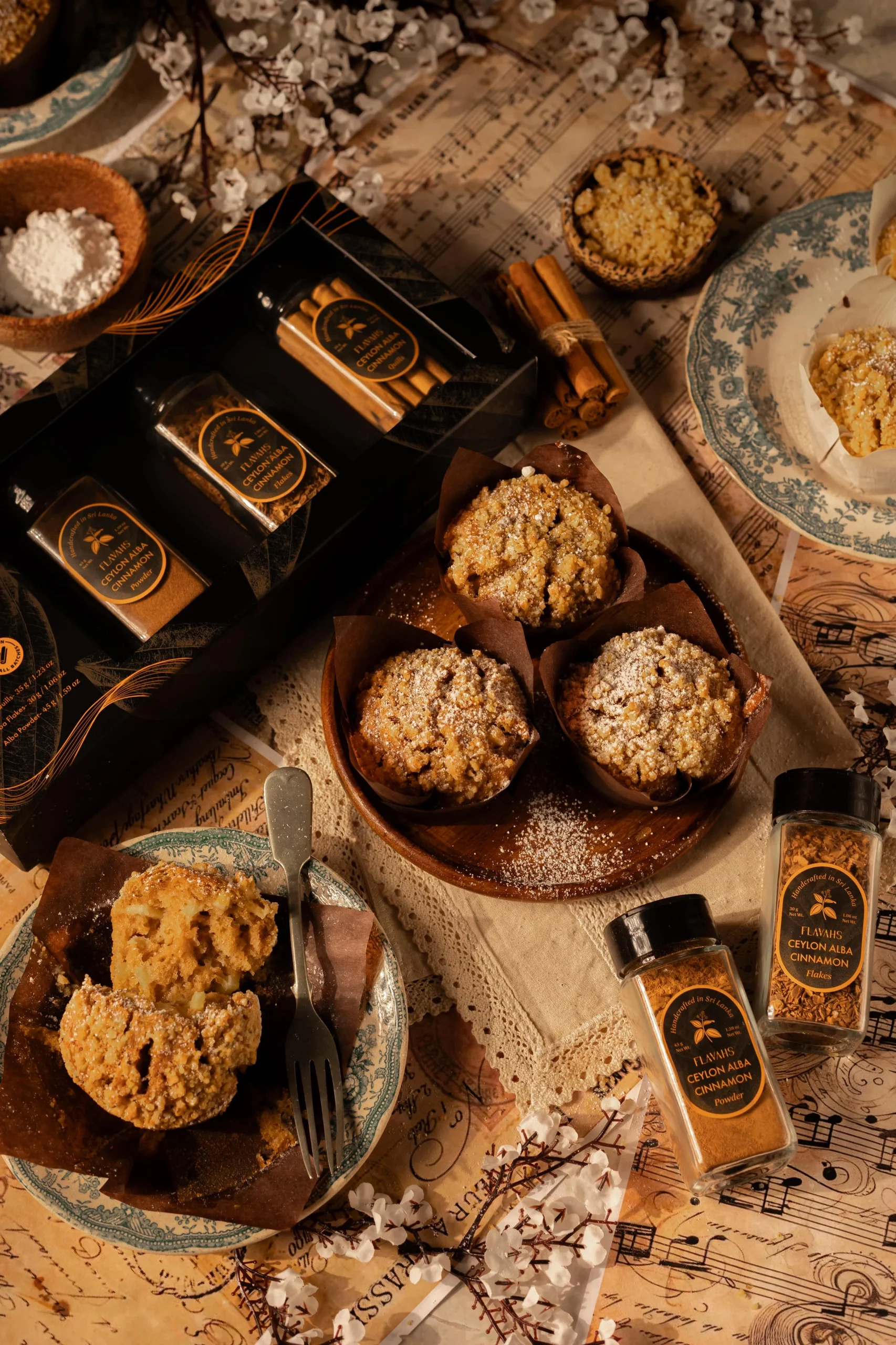 Apple Muffins with Ceylon Cinnamon Recipe